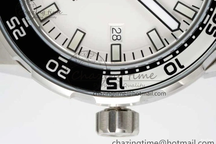 MIROTIME 0108 Premium Aquatimer Automatic SS RSF 1:1 Best Edition White Black Dial on Black Rubber Strap A 7067